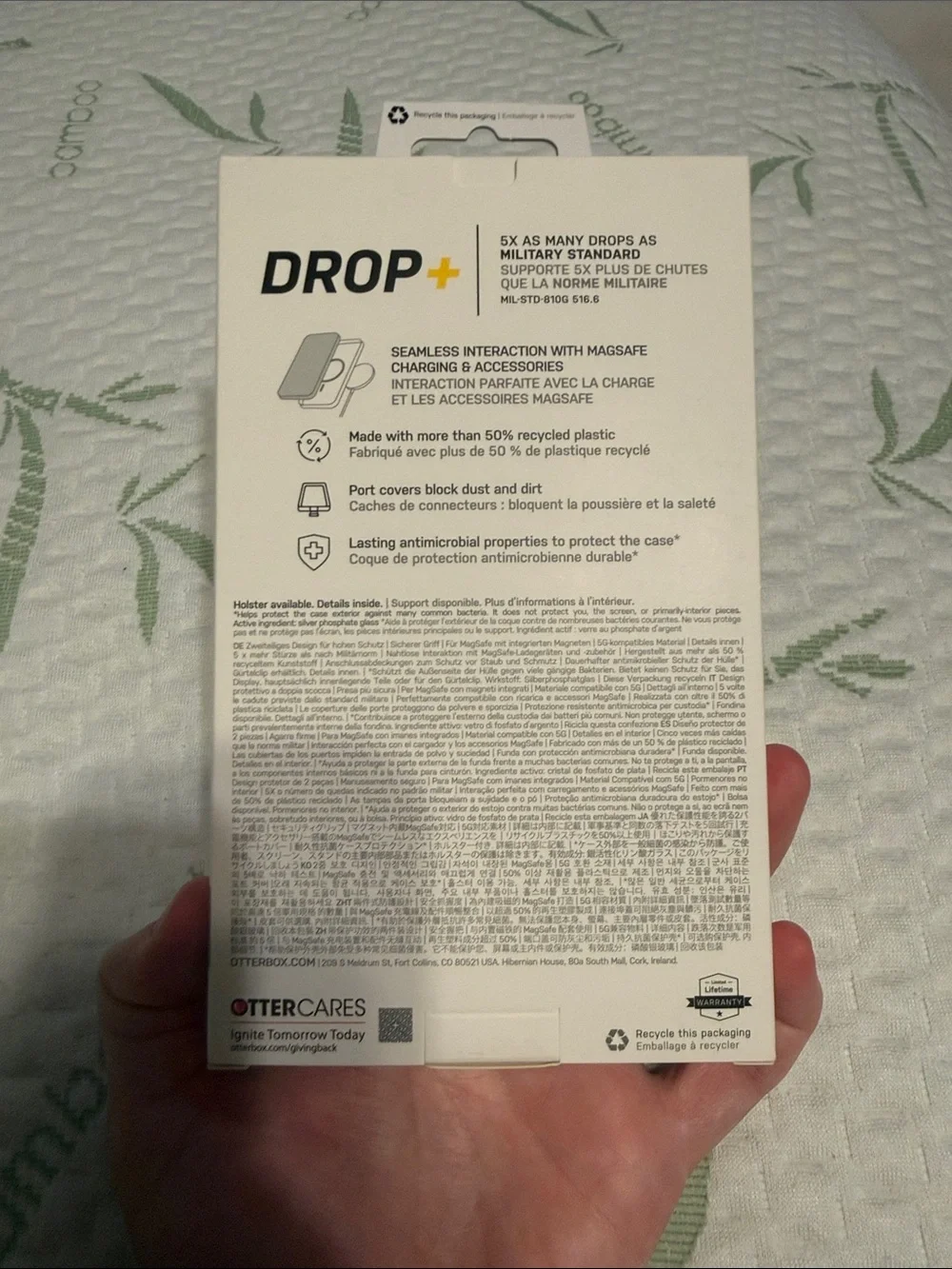 OtterBox Defender Pro XT Clear Case with Gray Accents for iPhone 14 Plus